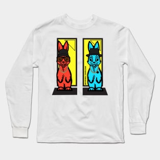 Hippity Hip Hop Rabbits Long Sleeve T-Shirt